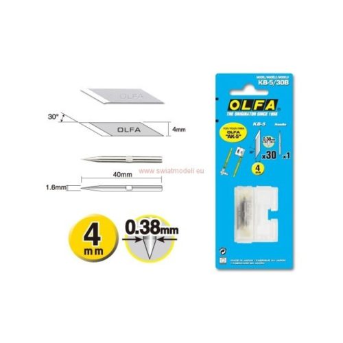 OLFA KB-5/30B penge (30 db-os)