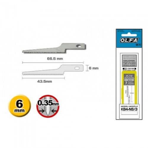 OLFA KB4-NS/3 fűrészpenge (3 db-os)