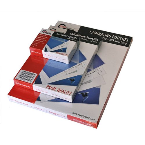 Lamináló Fólia Fényes 125 mikronos A4 méretű (216 x 303 mm - 100 db)