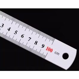 Vonalzó acél (rozsdamentes) 100 cm-es