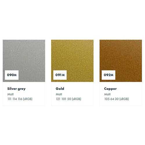 ORACAL 641 Matt / Fényes Metál - Ezüst / Arany / Bronz 50 cm széles vinyl öntapadó fólia méterenként