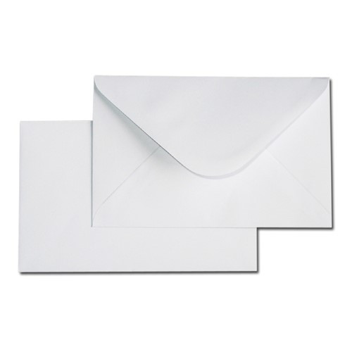 Boríték Névjegykártya méretű (73 x 112 mm) FEHÉR 