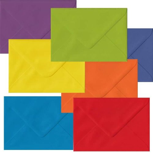 Boríték LC6 méretű (114 x 162 mm) SZÍNES