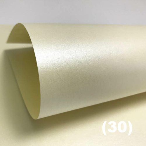 250 g B1 (70x100 cm) méretű KREATÍV KARTON - GLAM FEHÉR ARANY