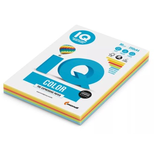 IQ COLOR A/4 SZÍNES INTENZÍV MIX MÁSOLÓ PAPÍR (100 ív)